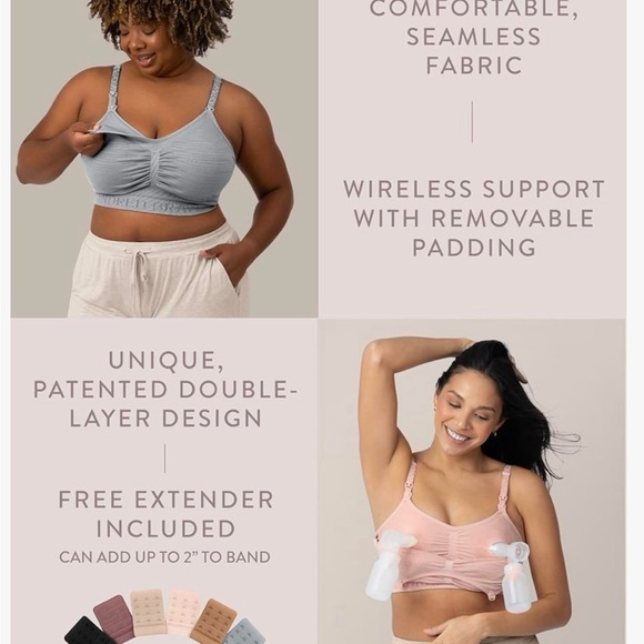 Seamless Hands Free Pumping & Nursing Sublime Bra - Picture 2 of 7